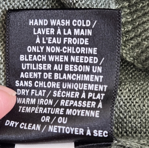 Banana Republic Cashmere Linen Blend V-neck Cardigan Sweater Size Large - Picture 13 of 15